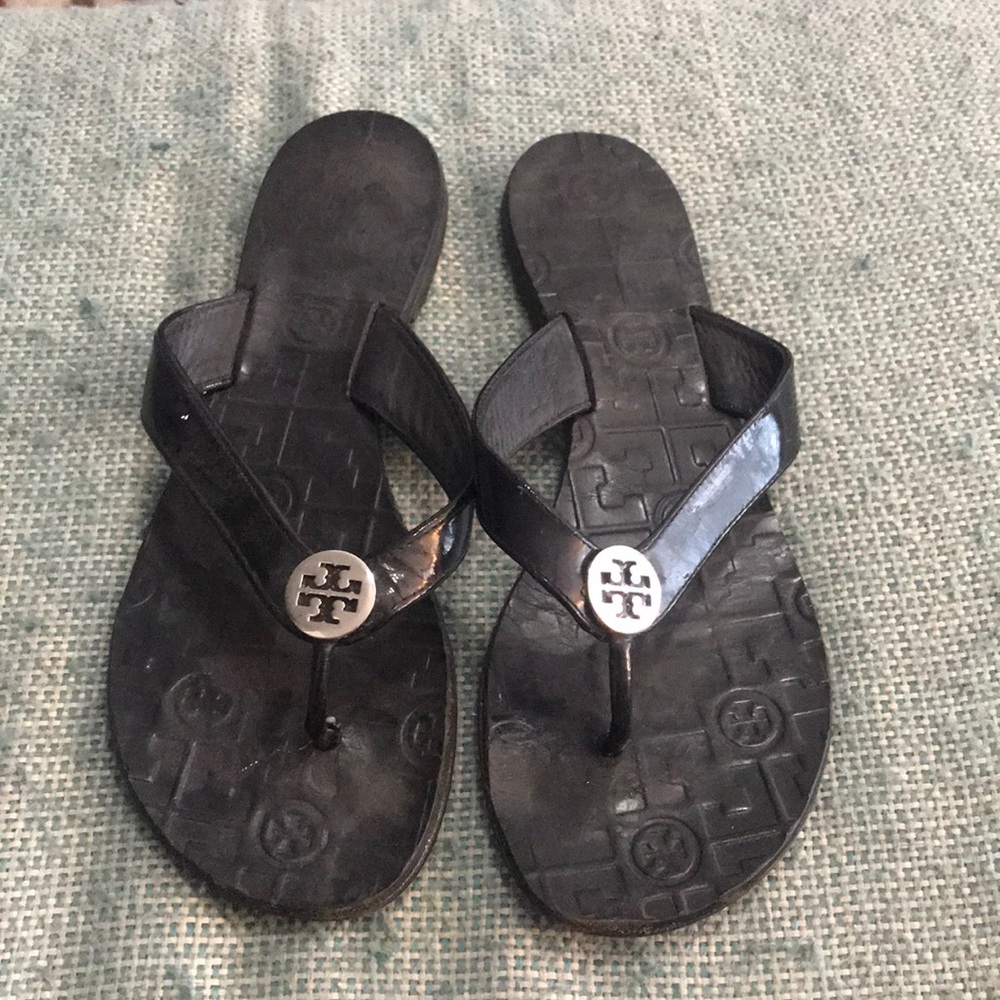 Tory Burch size 9 black sandals